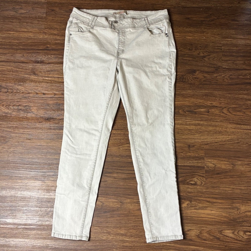 Highway Jeans Skinny Pants Womens‎ 20 Grey Excellent Star Rivet PD9038311LGGX